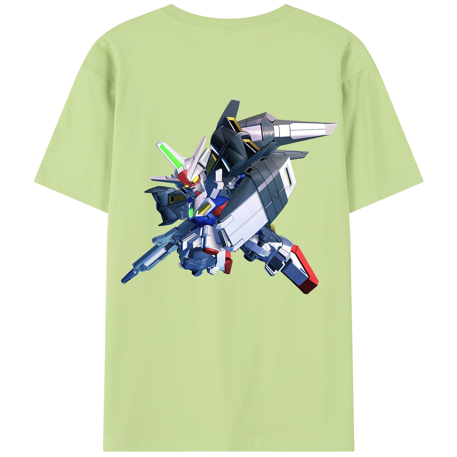 （画像用） 機動戦士ガンダム Mobile Suit Gundam 綿100％半袖Tシャツ（背面プリント）